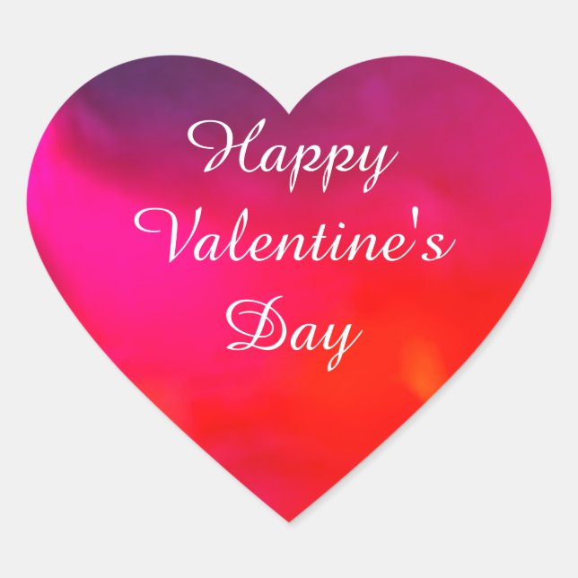 Valentine's Day Heart Sticker (Front)