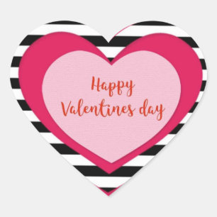 Valentine's Day Heart Sticker