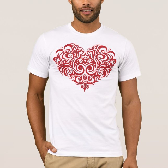Valentine's Day Heart T-Shirt (Front)