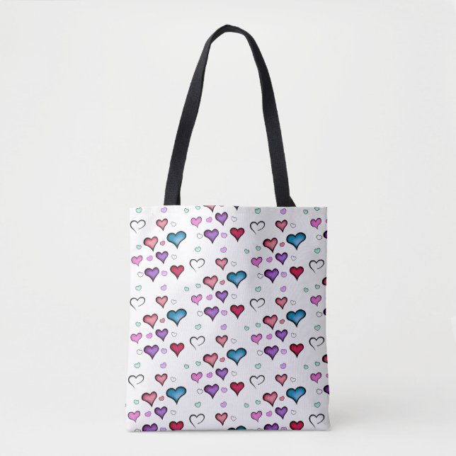 Valentine's Day heart  Tote Bag (Front)