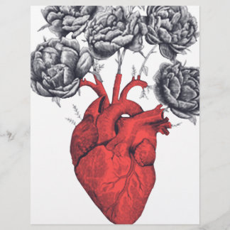 Valentine's day heart with flowers