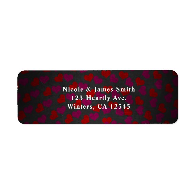 Valentine's Day Hearts Birthday Party Invitation (Front)