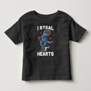 Valentines Day Hearts Boy Trex Lover Toddler T-Shirt