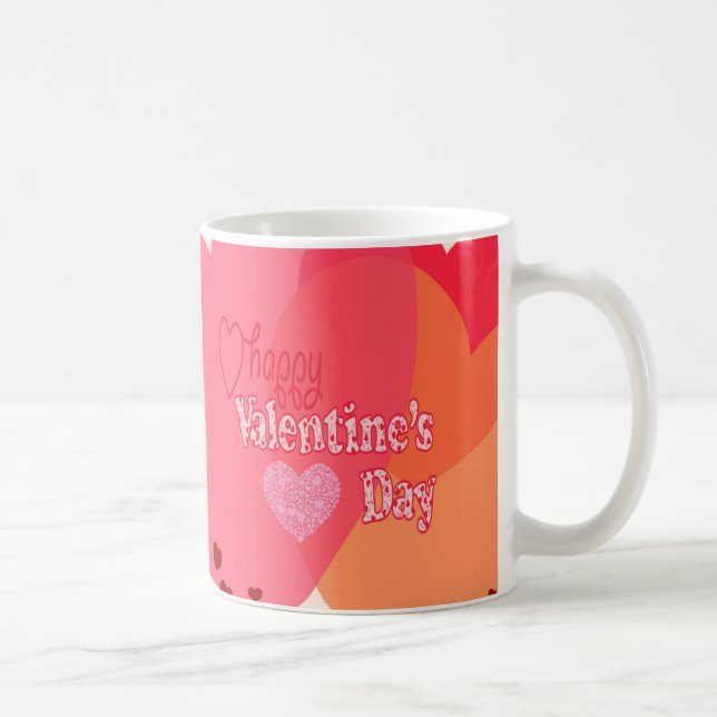 Valentines Day Hearts Coffee Mug (Right)