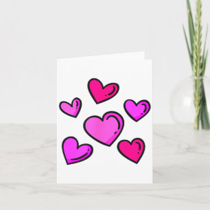Valentines Day Hearts Love Graphic Card