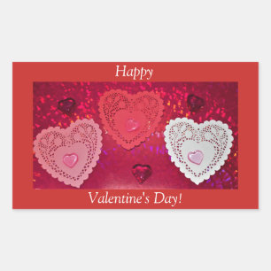 Valentine's Day Hearts Stickers