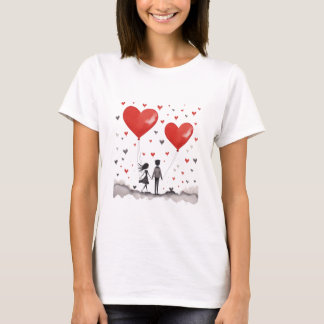 Valentines Day Hearts T-Shirt