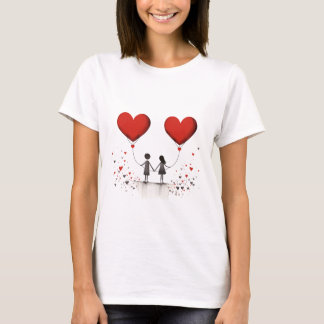 Valentines Day Hearts T-Shirt