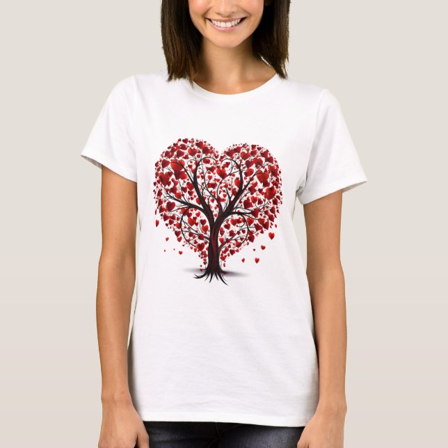 Valentines Day Hearts T-Shirt (Front)