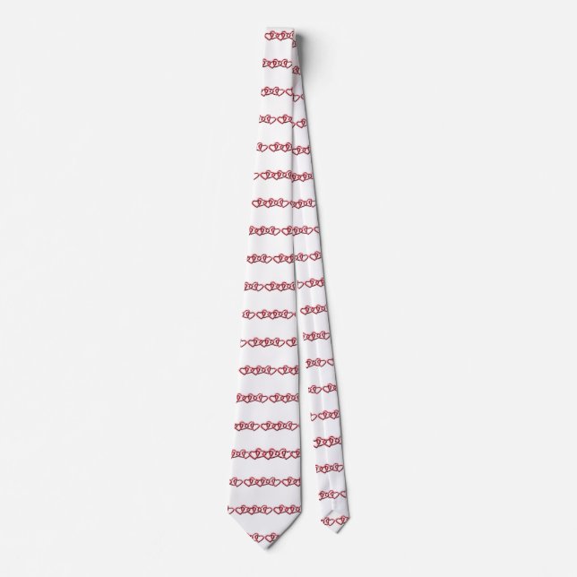Valentine's Day Hearts Tie (Front)