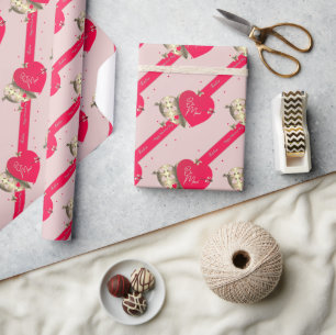 Valentine's Day Hearts Wrapping Paper