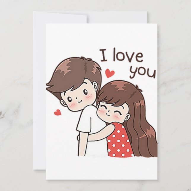 Valentine's day holiday card (Front)