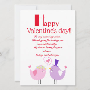 Valentine's day   holiday card