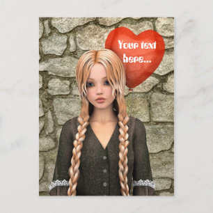 Valentines Day Holiday Postcard