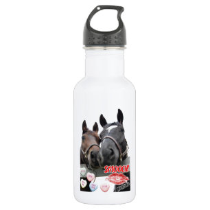 Valentine's Day Horses 532 Ml Water Bottle