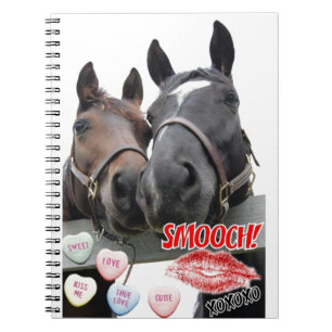 Valentine's Day Horses Notebook