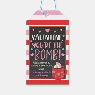 Valentine's Day Hot Chocolate Bomb Gift Tag