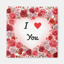 Valentine's Day I Love You Magnet