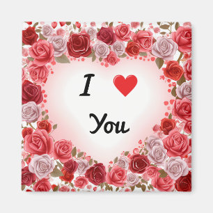 Valentine's Day I Love You Magnet