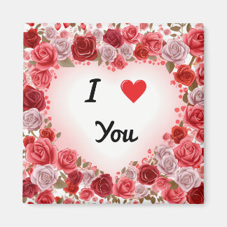 Valentine's Day I Love You Magnet