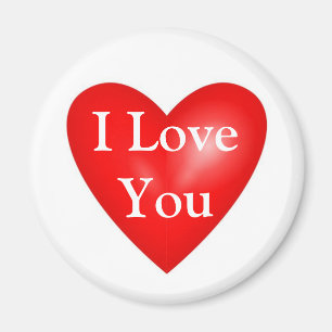 Valentine's Day I Love You Magnet