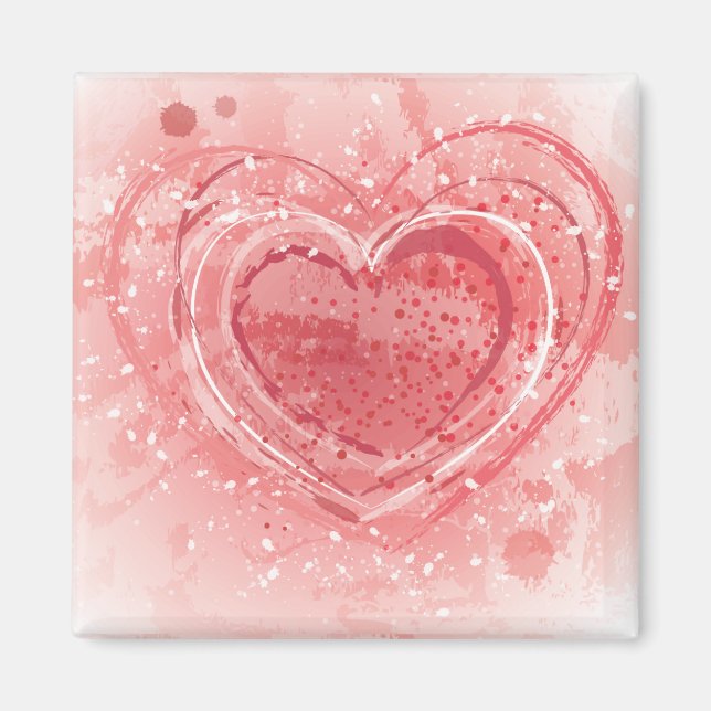 Valentine's Day Illustration Magnet (Front)