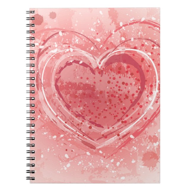 Valentine's Day Illustration Notebook (Front)