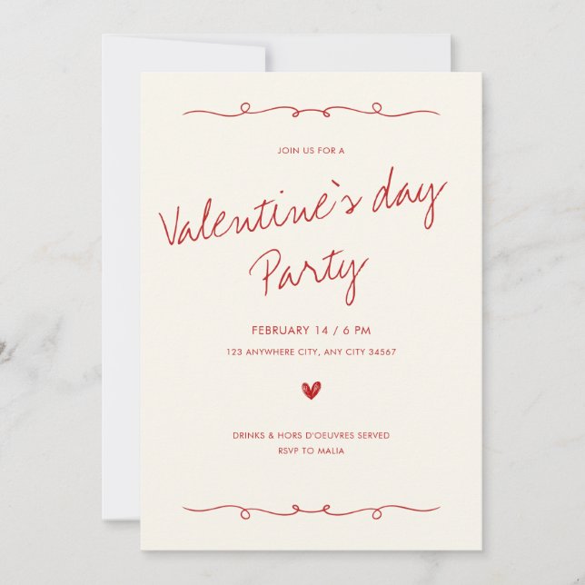 Valentine's Day Invitation (Front)