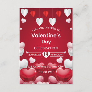 Valentine's Day Invitation Card