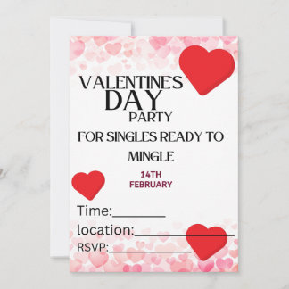Valentines day invitation for single people