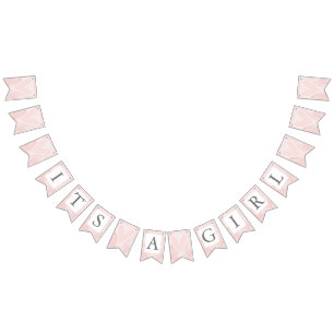 Valentines Day I'ts A Girl Bunting