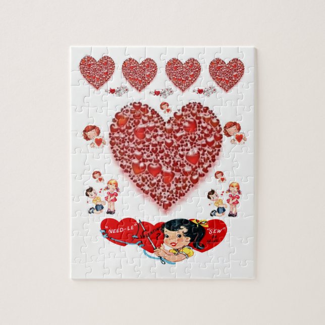 Valentine's Day Jigsaw Puzzle (Vertical)