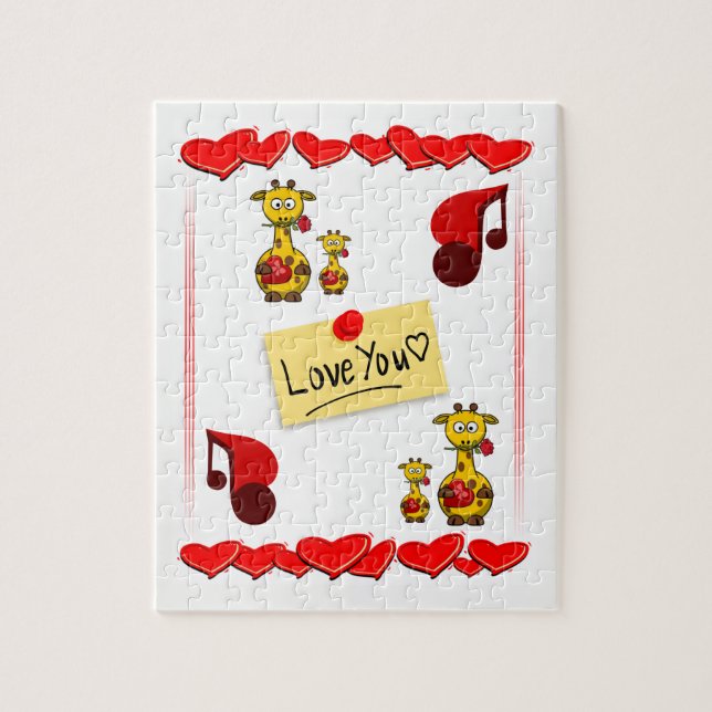 Valentine's Day Jigsaw Puzzle (Vertical)