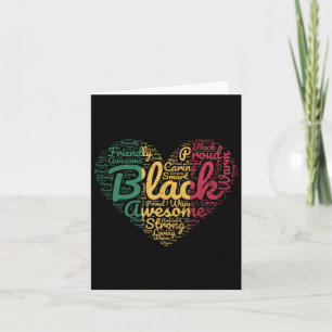 Valentines Day Juneteenth Black History Month Prou Card