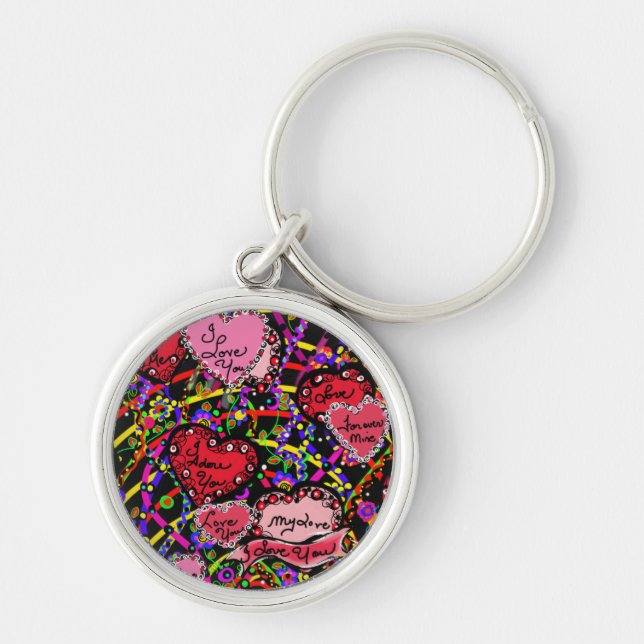Valentines Day Key Ring (Front)