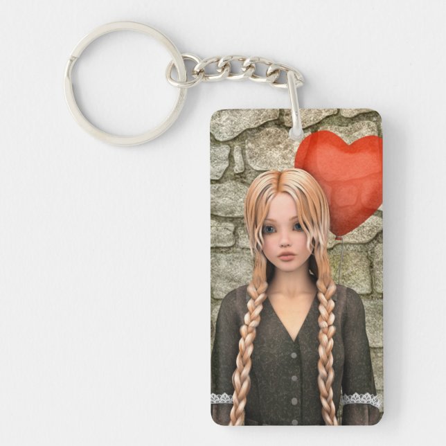 Valentines Day Key Ring (Front)