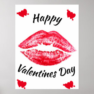 VALENTINES DAY KISS poster