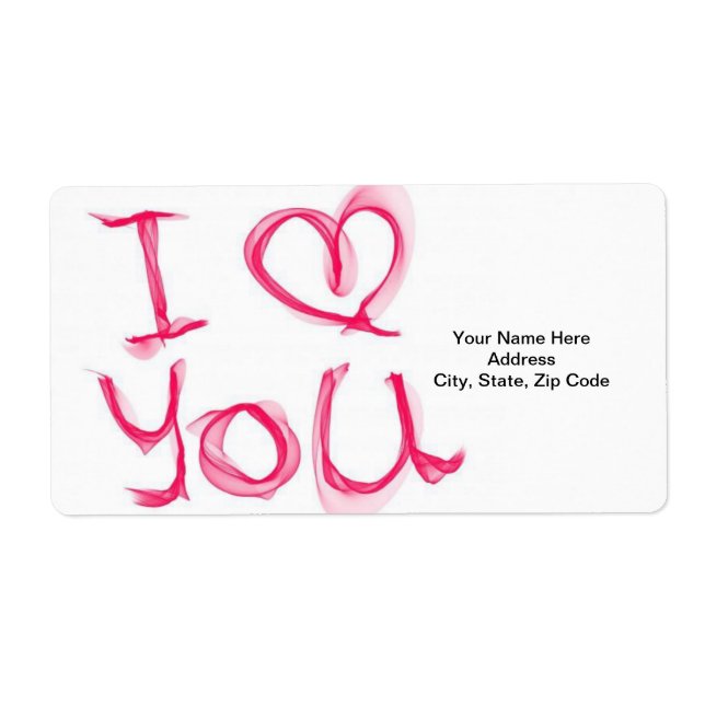 Valentine's Day Labels (Front)