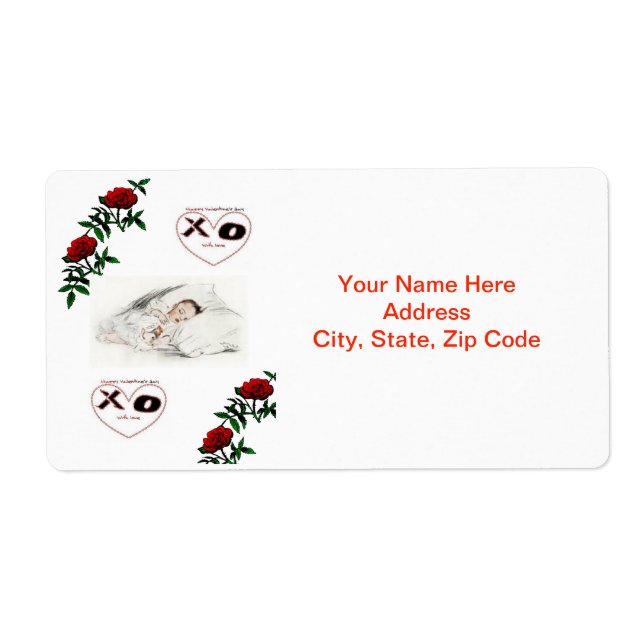 Valentine's Day Labels (Front)