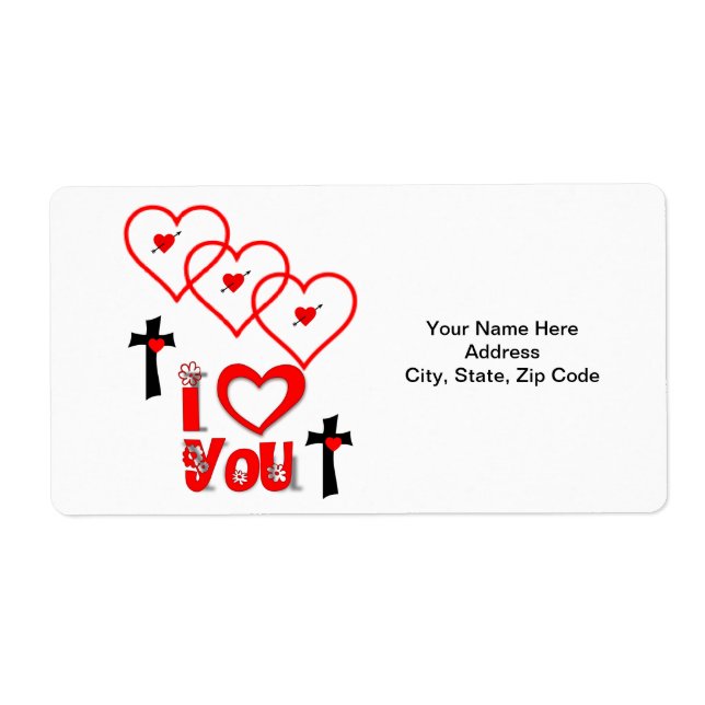 Valentine's Day Labels (Front)