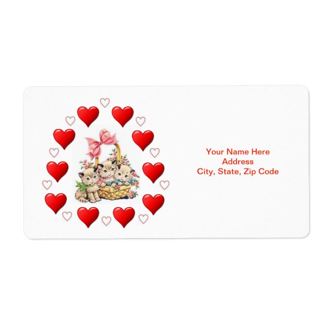 Valentine's Day Labels (Front)