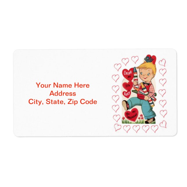 Valentine's Day Labels (Front)