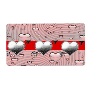Valentine's Day Labels Heart
