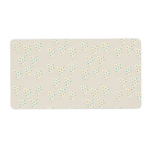 Valentine's Day Labels Hearts