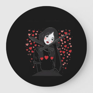 valentines day large clock