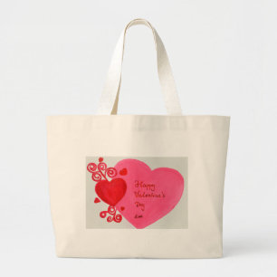 Valentine's Day Large Tote Bag