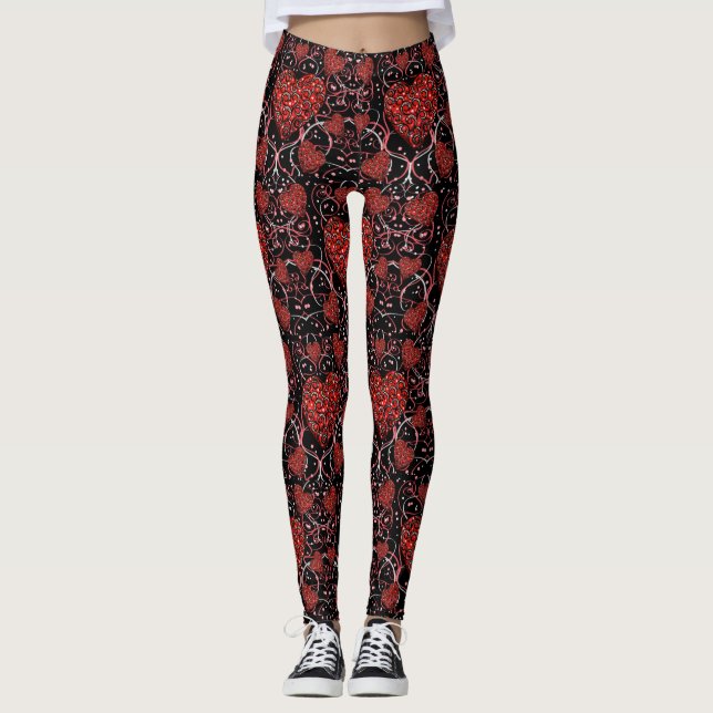 VALENTINES DAY  LEGGINGS (Front)