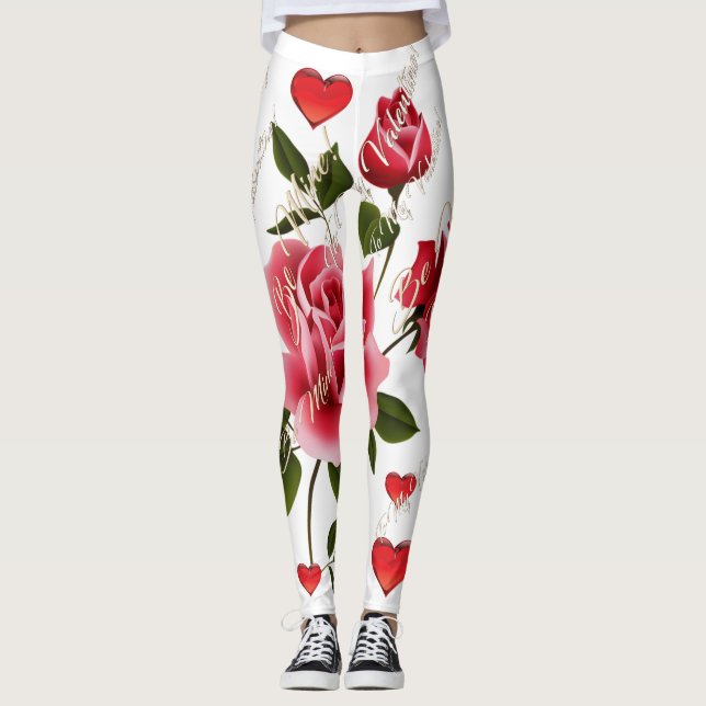 Valentine's Day Leggings (Front)