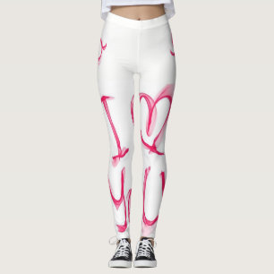Valentine's Day Leggings Long