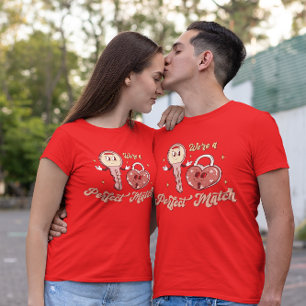 Valentine's Day Lock and Key Funny Graphic T-Shirt